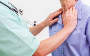Patient-Undergoing-Throat-Examination-for-Hoarseness